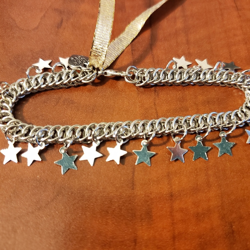 Handmade "Stars" Half Persian Chainmaille Bracelet